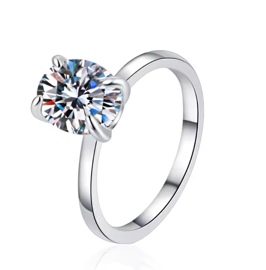 Westfield - Solitaire Oval Cut Moissanite Ring