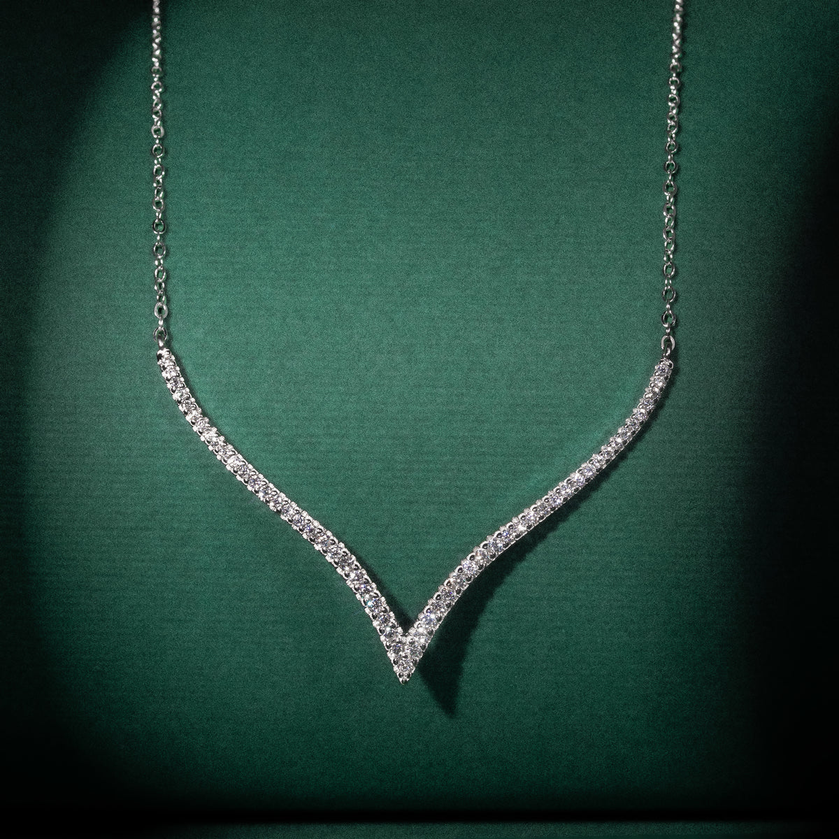 Wingford - Long Moissanite Necklace