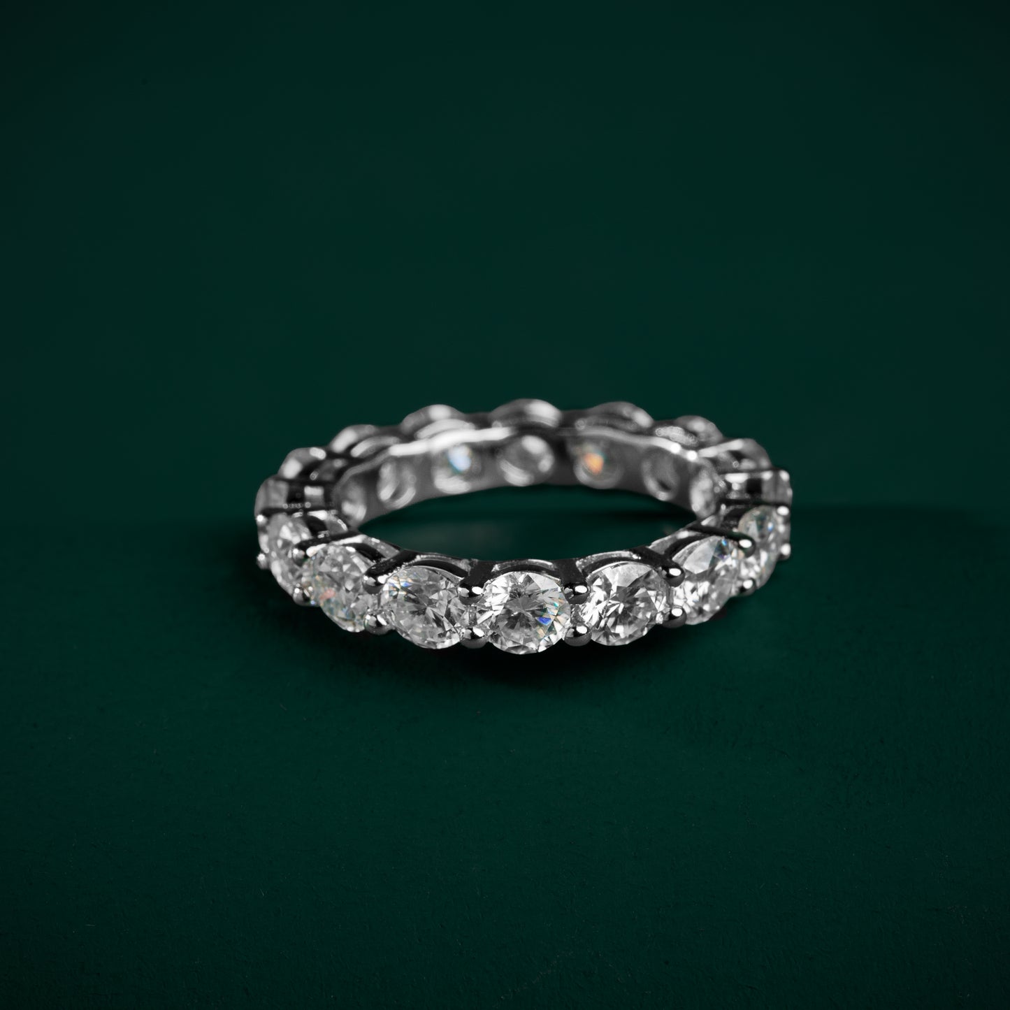 Kent - 0.3CT Moissanite Eternity Ring