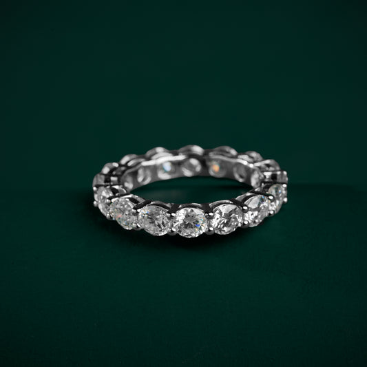 Kent - 0.3CT Moissanite Eternity Ring