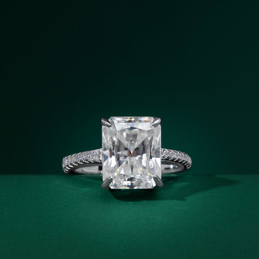 Arnold - 5-Carat Radiant Moissanite Ring