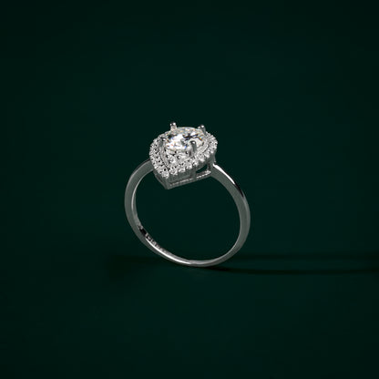 Clifton - Pear Moissanite Ring