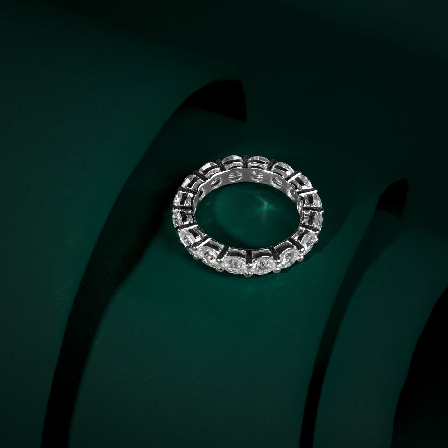 Kent - 0.3CT Moissanite Eternity Ring