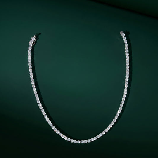 3.5mm Tennis Necklace