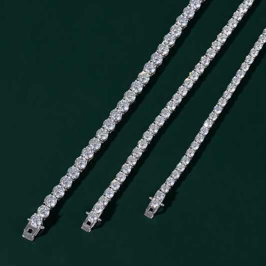3.5mm Tennis Necklace