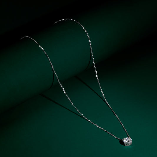 Brixton - Round Cut Solitaire Necklace