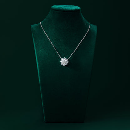 Wollaton - Moissanite Flower Necklace