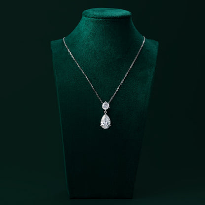 Tearford - Pear-Cut Moissanite Necklace