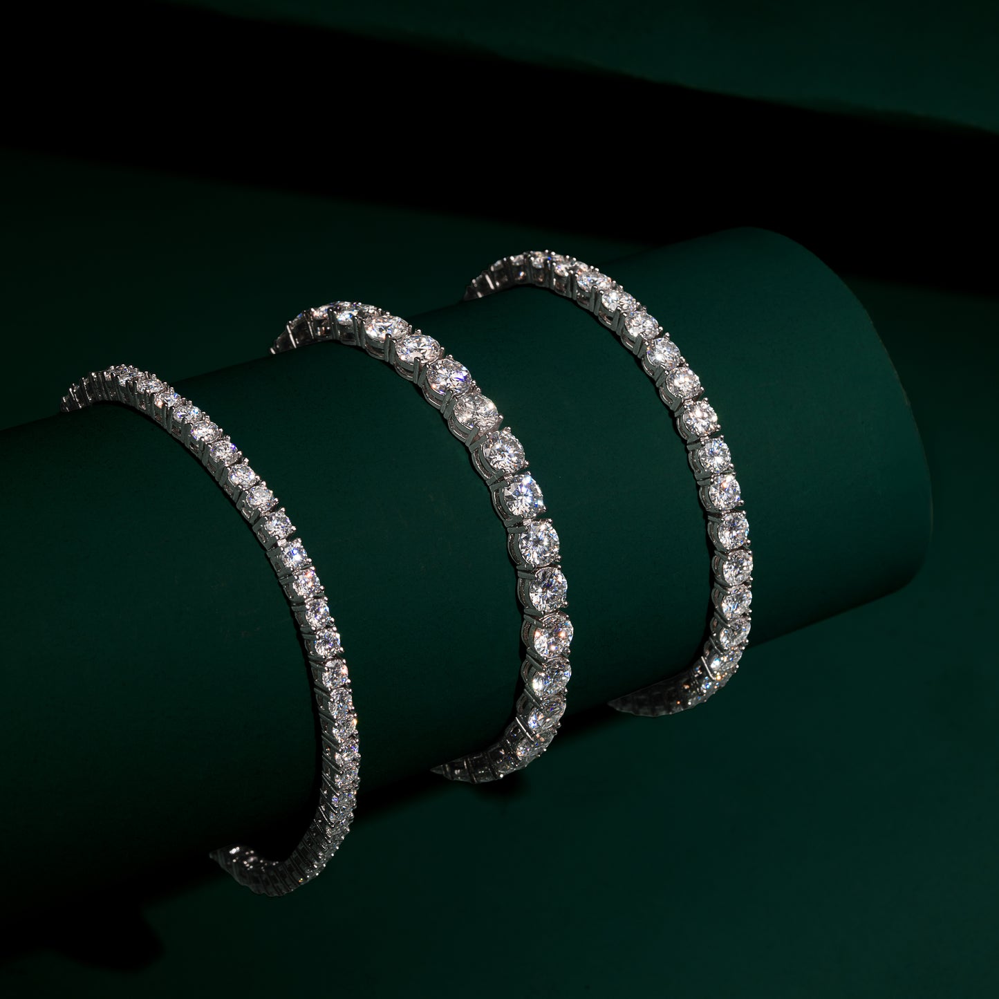 Tennis - Bracelet 3mm Moissanite