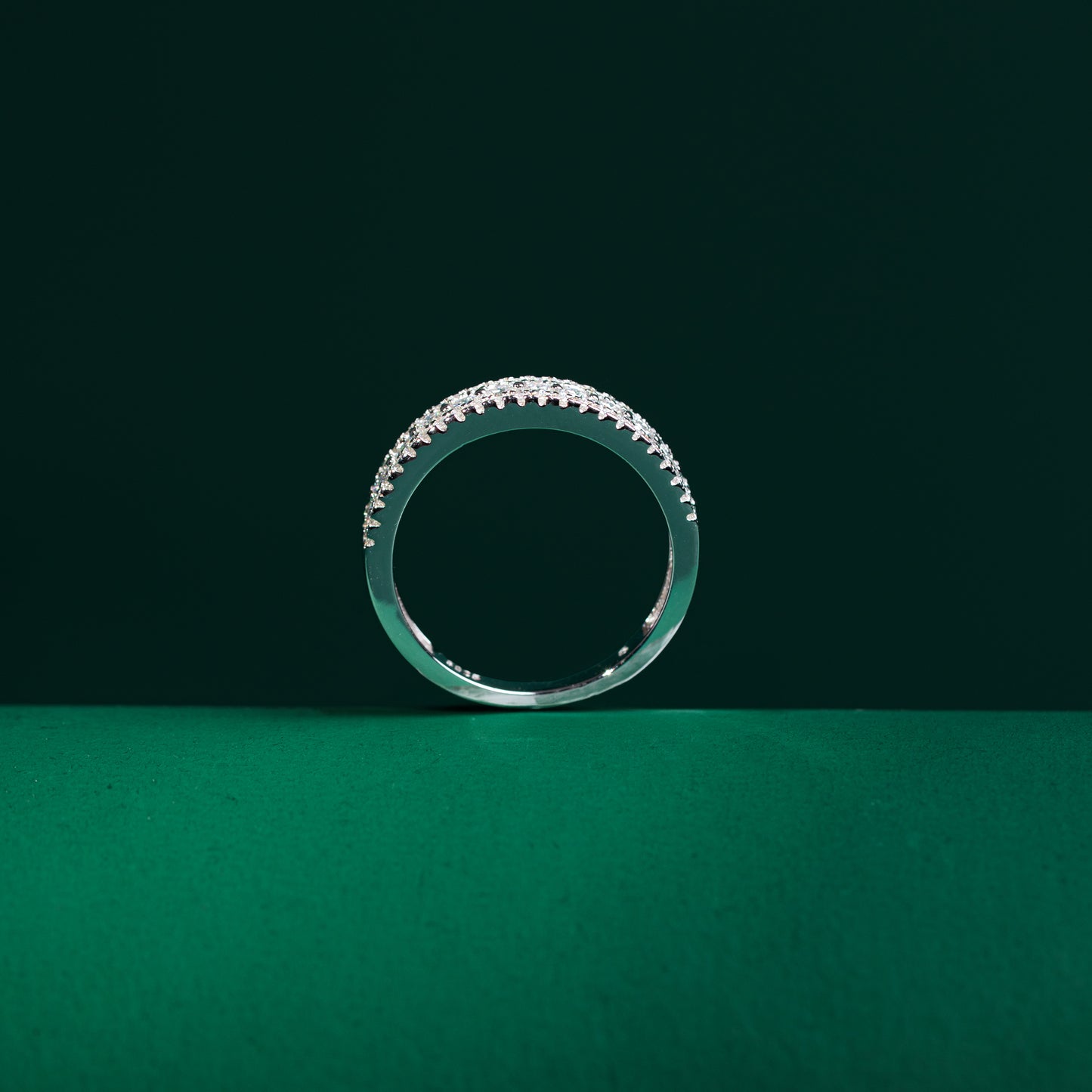 Tenby - Moissanite Wedding Band