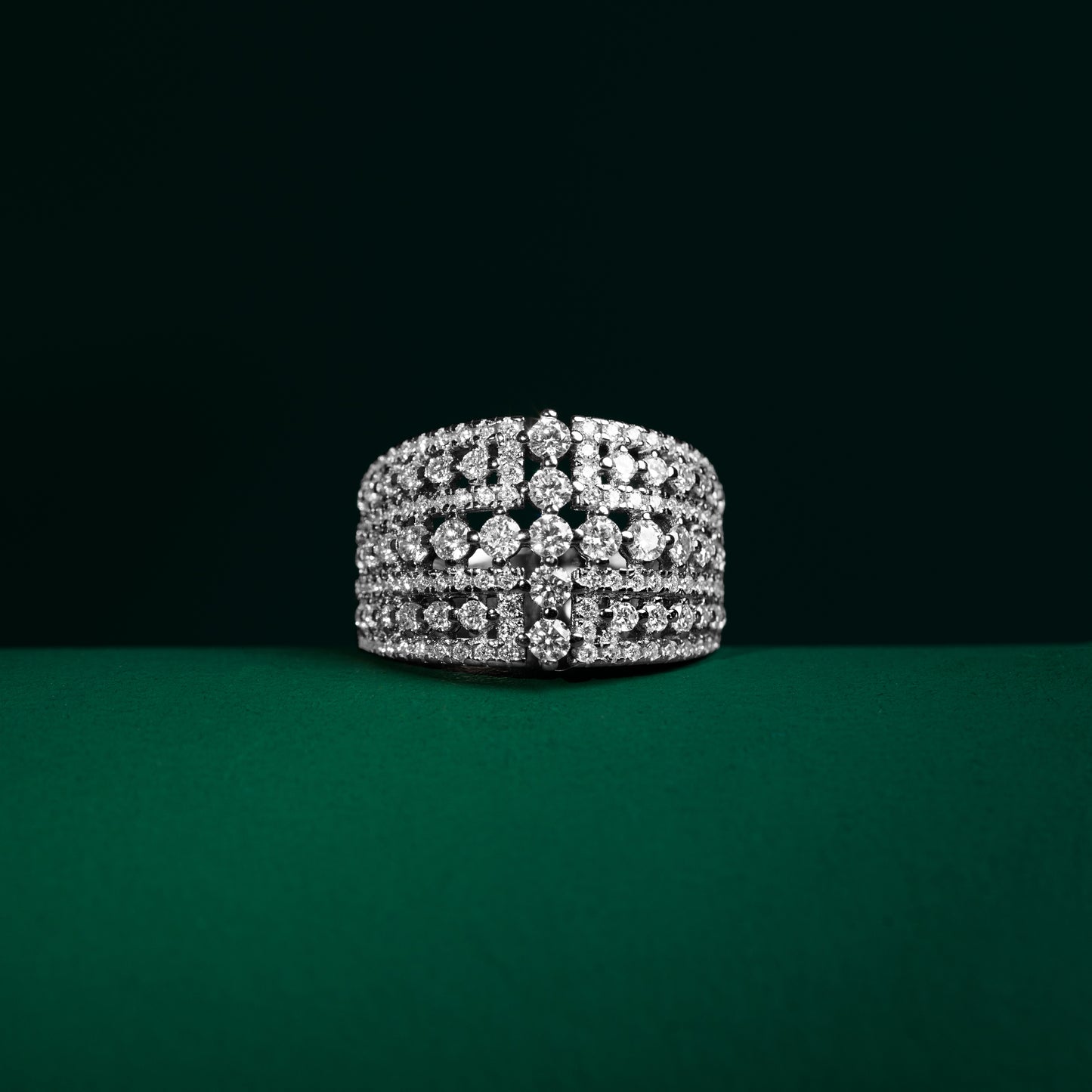 Skye - Grand Moissanite Statement Ring