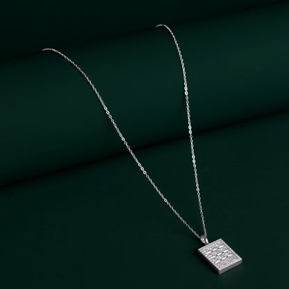Carlton - Grand Pendant Moissanite Necklace