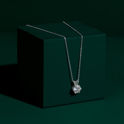 Winchester - Round Brilliant Cut Necklace