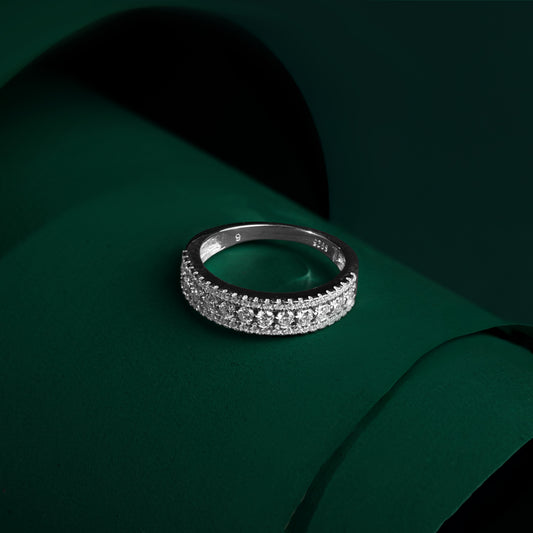 Tenby - Moissanite Wedding Band