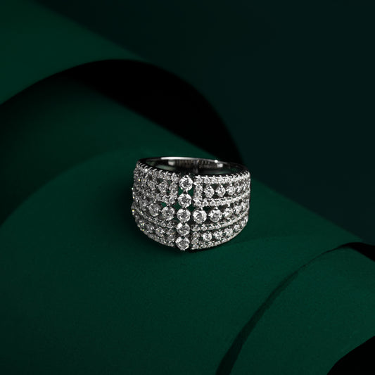 Skye - Grand Moissanite Statement Ring