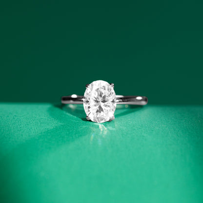 Westfield - Solitaire Oval Cut Moissanite Ring