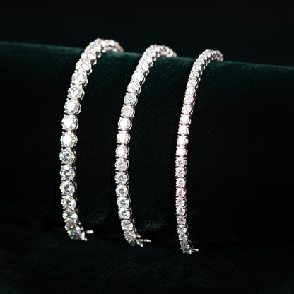 Tennis - Bracelet 3mm Moissanite