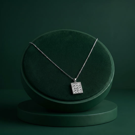 Carlton - Grand Pendant Moissanite Necklace