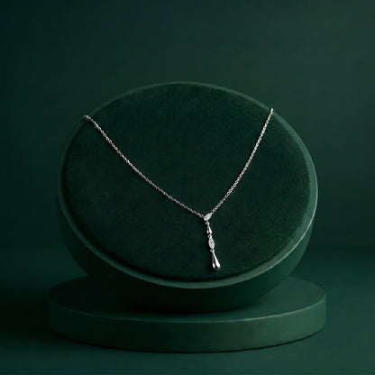Snenton - Lariat Moissanite Necklace