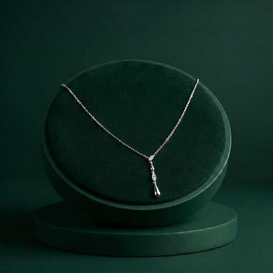 Snenton - Lariat Moissanite Necklace