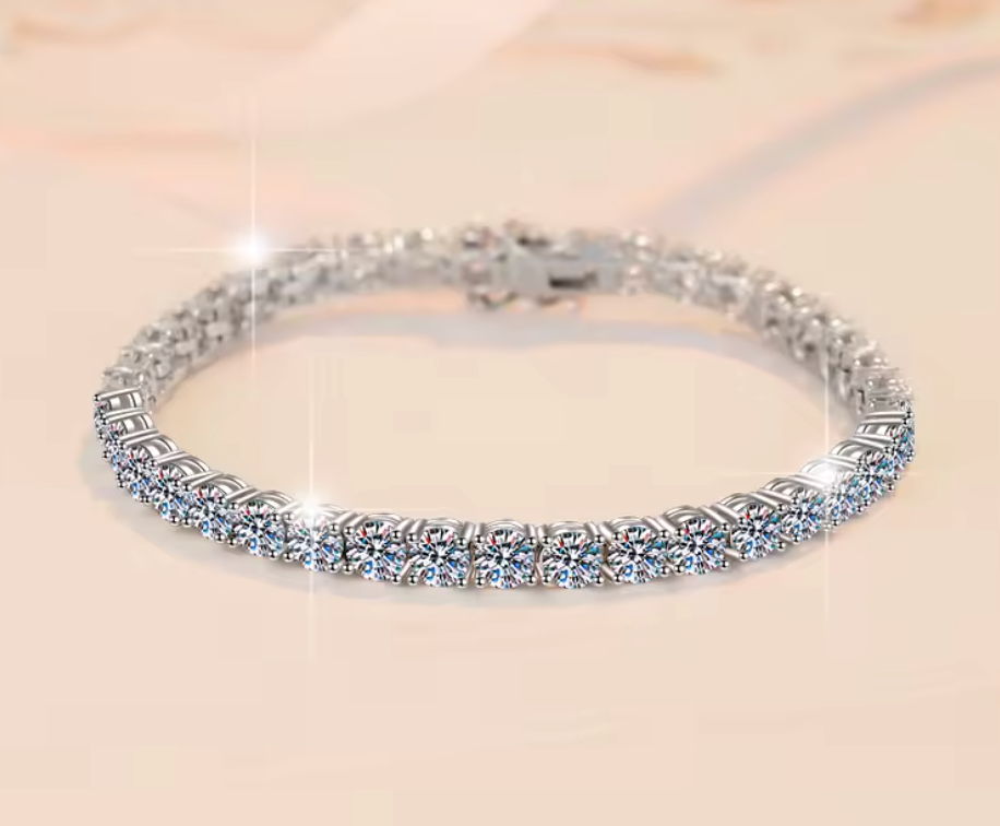 Tennis Bracelet 3mm Moissanite