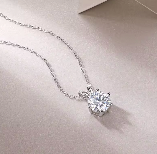 Winchester - Round Brilliant Cut Necklace