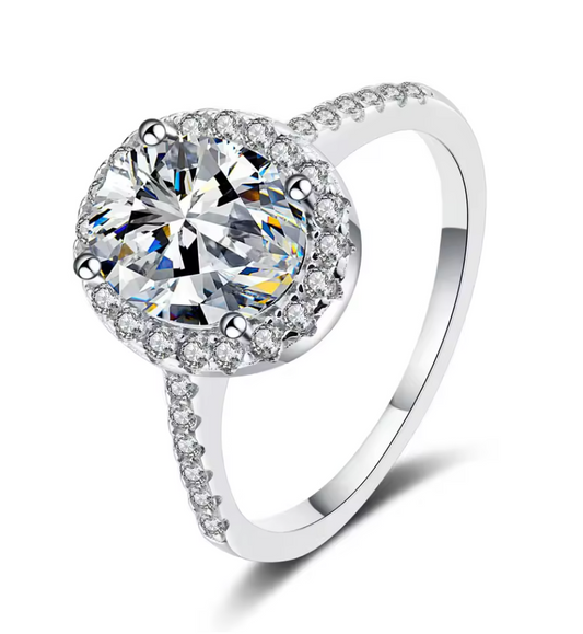 Camden - Oval Cut Moissanite Ring