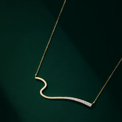 Skywalk - Geometric Moissanite Necklace
