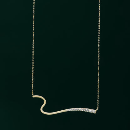 Skywalk - Geometric Moissanite Necklace