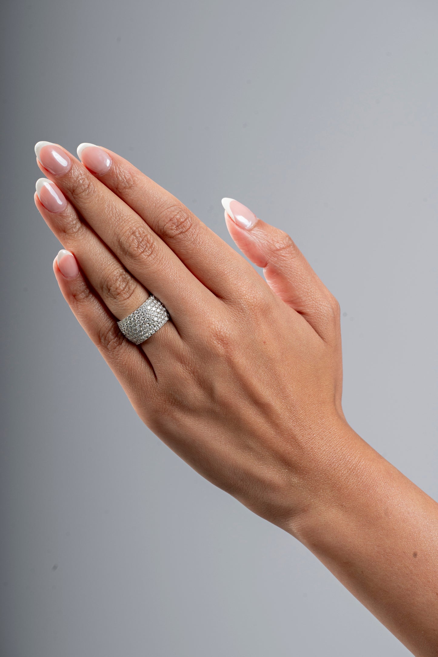 Hale - Grand Pavé Statement Moissanite Ring