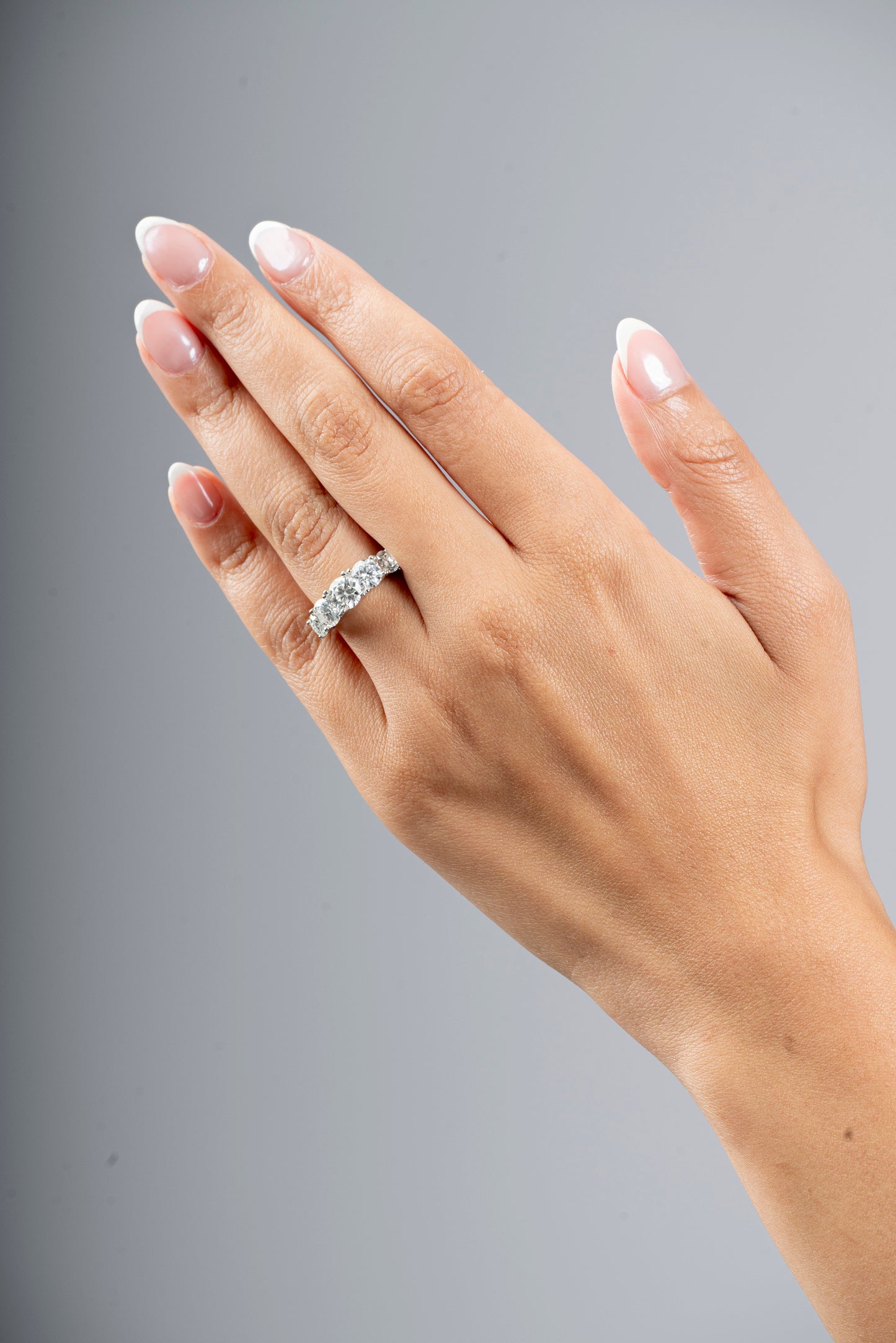 Highlands - 5-Stone Geometric Moissanite Ring