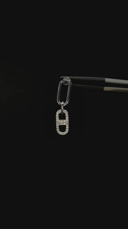 Coventry - Chain Moissanite Earrings