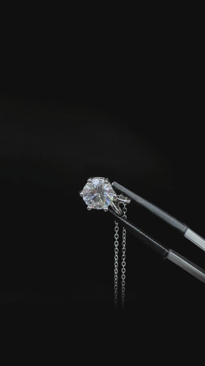 Winchester - Round Brilliant Cut Necklace