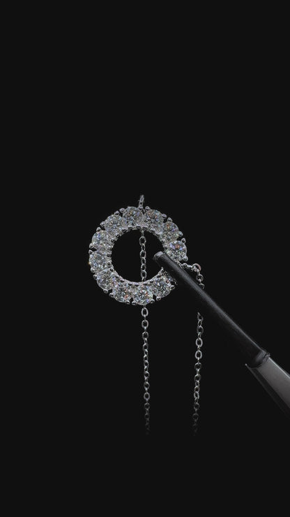 إنفيلد قلادة - هالة الضوء اللامتناهي ببريق 1.2 قيراط