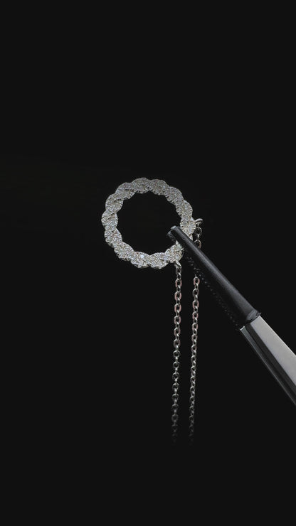 جراسنديل قلادة - إكليل الضوء المرصع بـ 56 حجر مويسانيت