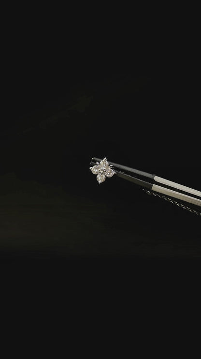 Wick - Flower Moissanite Necklace