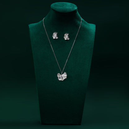 Primrose - Silver Moissanite Necklace