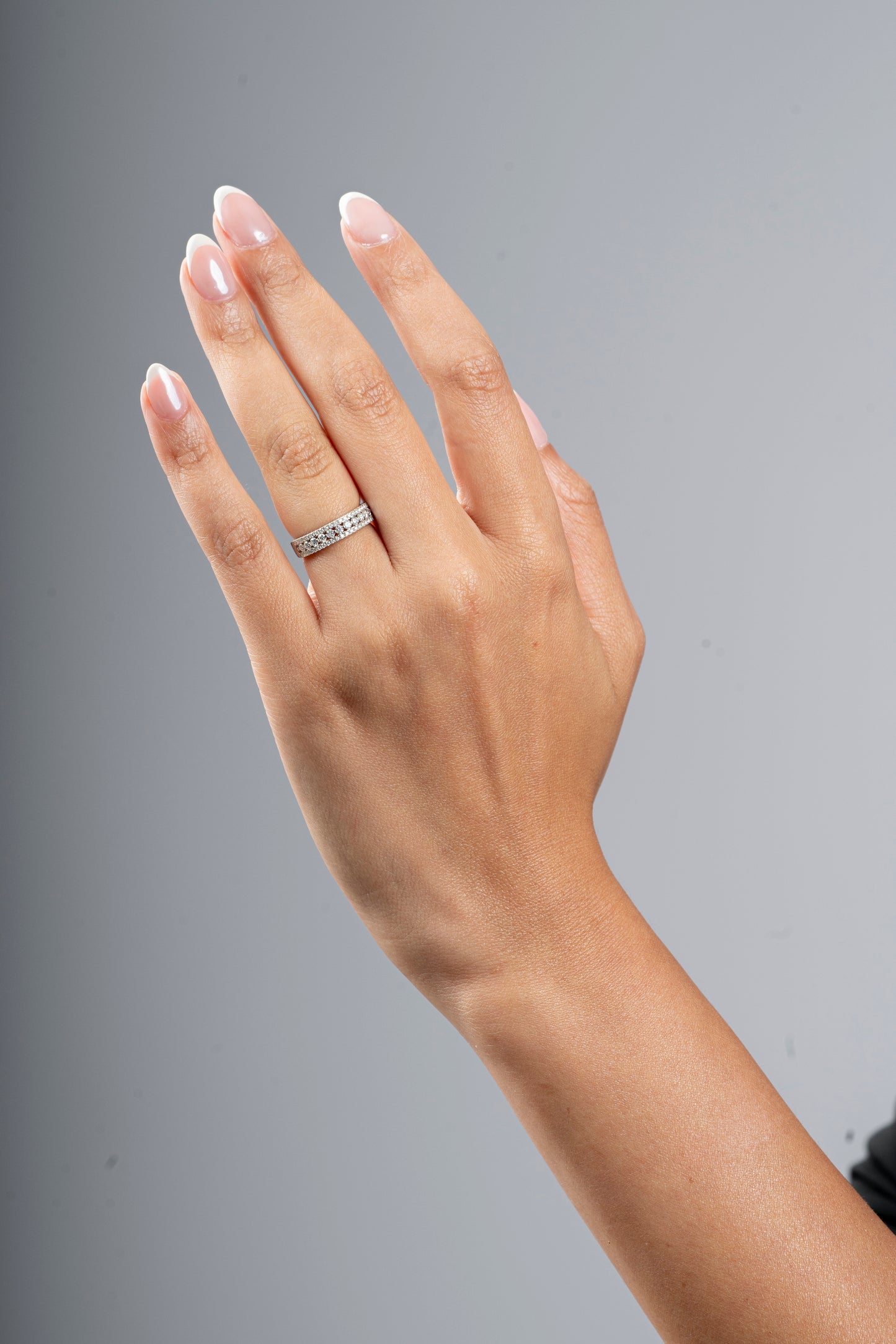 Tenby - Moissanite Wedding Band