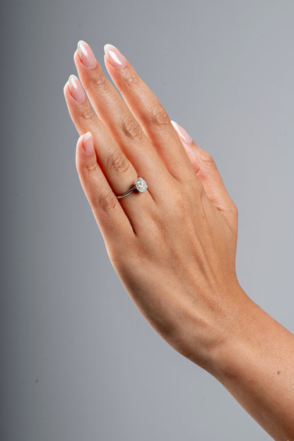 Westfield - Solitaire Oval Cut Moissanite Ring